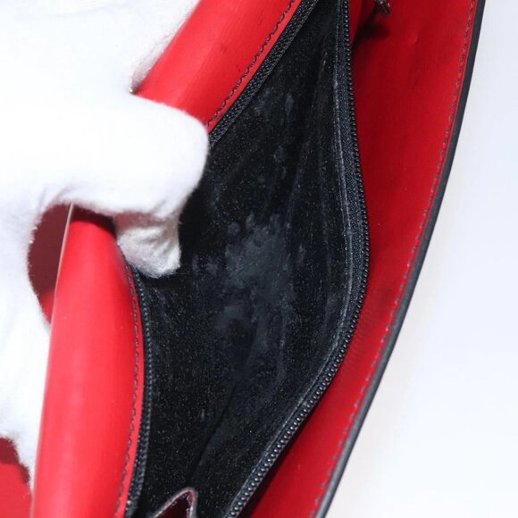 LOUIS VUITTON Epi Pochette Arche Shoulder Bag Red M52577 LV Auth 125313 - Picture 11 of 16